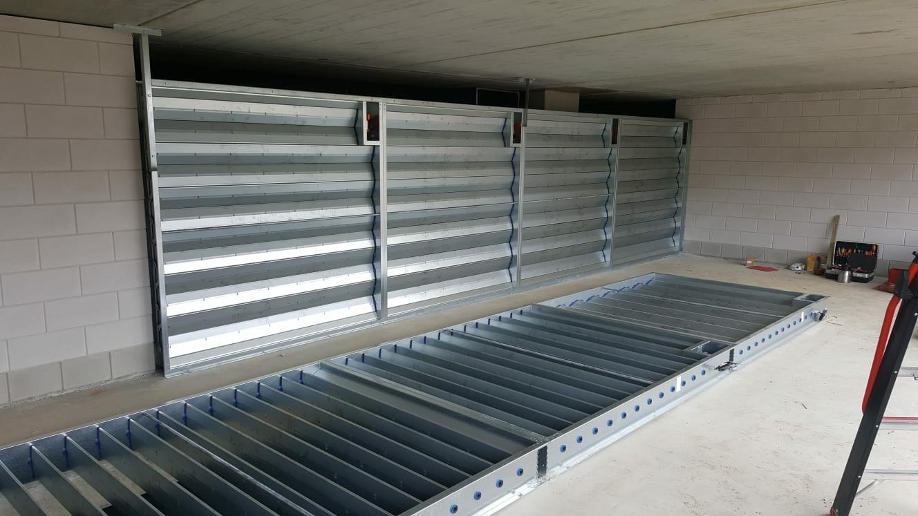 Belvedere Den Bosch een RWA systeem in aanleg