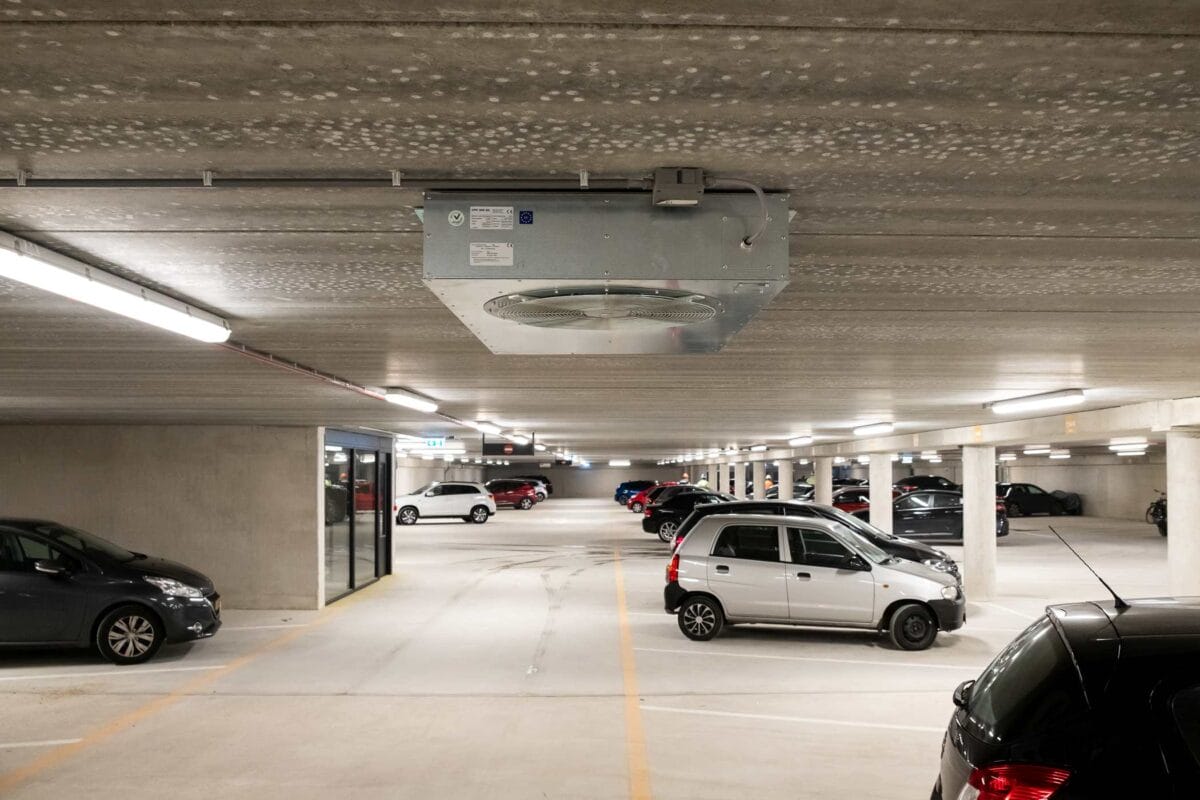 Duinhal binnen parkeergarage Almere | System-Care B.V.