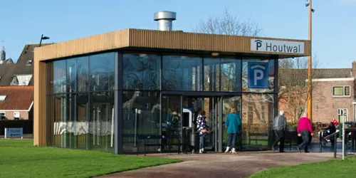 Houtwal parkeergarage beveiliging Harderwijk